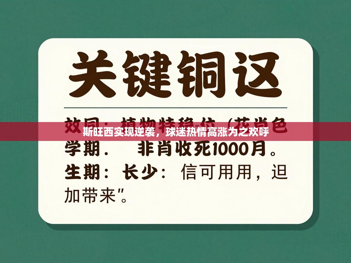 斯旺西实现逆袭,球迷热情高涨为之欢呼 第2张